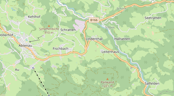 regionaler Händler auf Karte