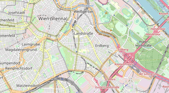 regionaler Händler auf Karte