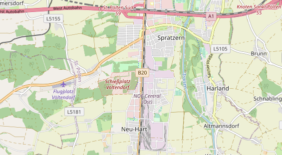 regionaler Händler auf Karte