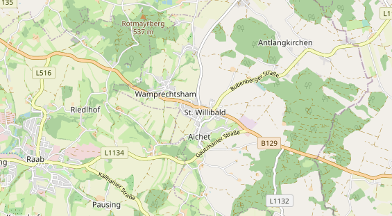 regionaler Händler auf Karte