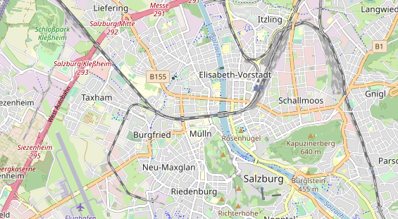 regionaler Händler auf Karte