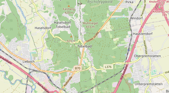 regionaler Händler auf Karte