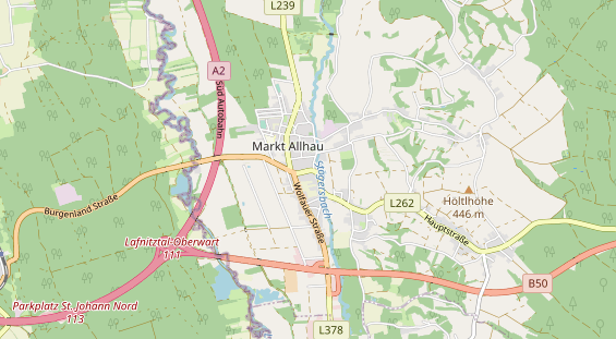 regionaler Händler auf Karte