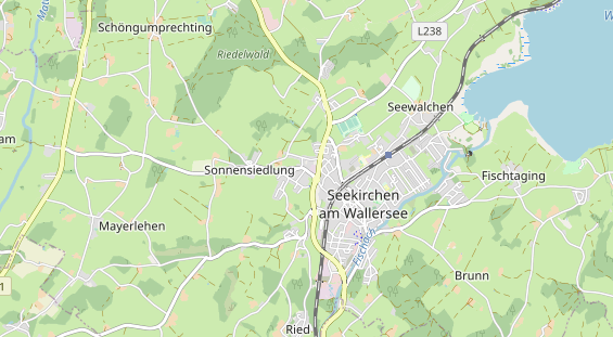 regionaler Händler auf Karte