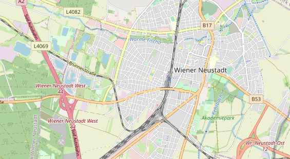 regionaler Händler auf Karte