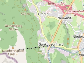 regionaler Händler auf Karte