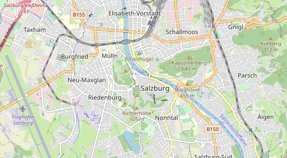 regionaler Händler auf Karte