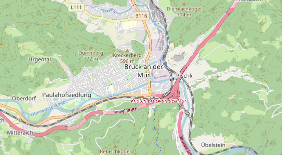 regionaler Händler auf Karte