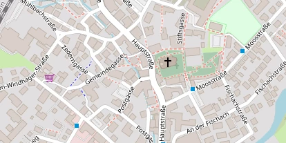 regionaler Händler auf Satellitenbild