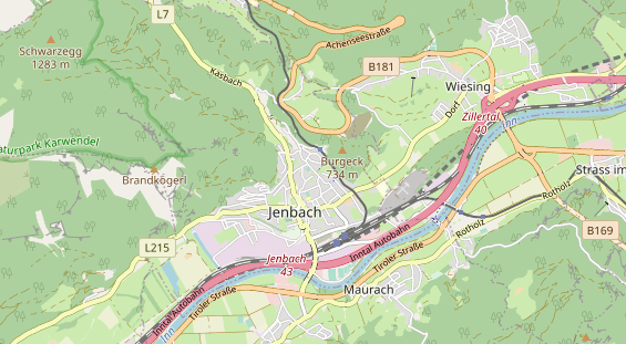 regionaler Händler auf Karte