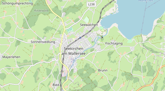 regionaler Händler auf Karte