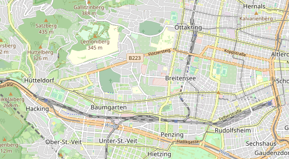 regionaler Händler auf Karte