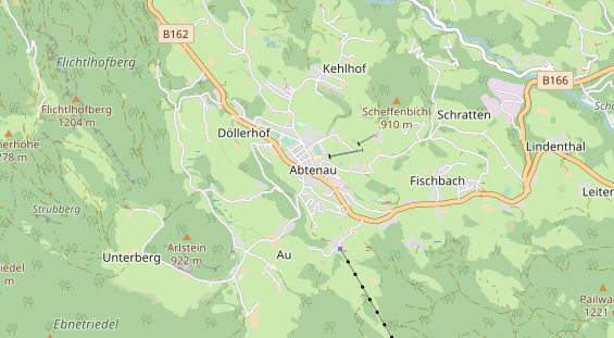 regionaler Händler auf Karte