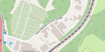 regionaler Händler auf Satellitenbild