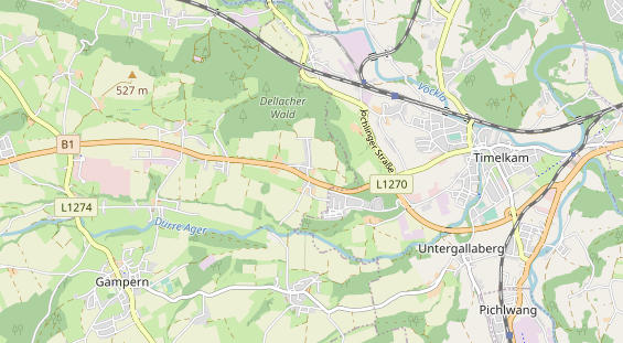 regionaler Händler auf Karte