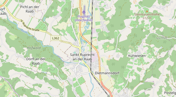 regionaler Händler auf Karte