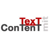 Dienstleistung: Logo TextmitContent - TextmitContent - Mag. Ulrike Huemer