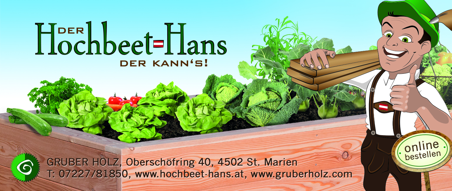 Unternehmen - Wir sind ein kleines familiäres Sägewerk im Herzen von Linz-Land und haben uns seit einigen Jahren auf  Hochbeete & Co. spezialisiert. Das gesamte Holz dafür ist aus heimischen Lärchenholz, dass sich für den Außenbereich perfekt eignet. - Hochbeet-Hans