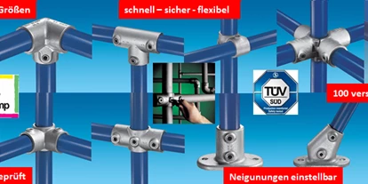 Händler - Produkt-Kategorie: Möbel und Deko - PLZ 2320 (Österreich) - Rohrverbinder-Typen - TS Technische Systeme GmbH