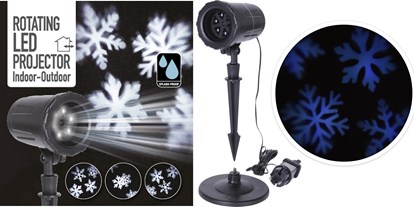 Händler - bevorzugter Kontakt: per E-Mail (Anfrage) - Matzen - LED Projektor Schneeflocke - Weihnachtsdiskont