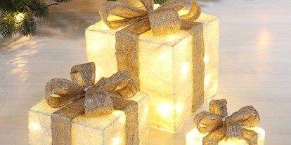 Händler - Art der Abholung: Übergabe mit Kontakt - Korneuburg Stadtzentrum Korneuburg - LED Geschenkboxen 3er Set weiß - Weihnachtsdiskont
