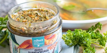 Händler - Art der erstellten Produkte: Lebensmittel - Kaunz - Mabura Oma´s BIO Suppenwürze mit echtem Gemüse - Mabura Naturmanufaktur