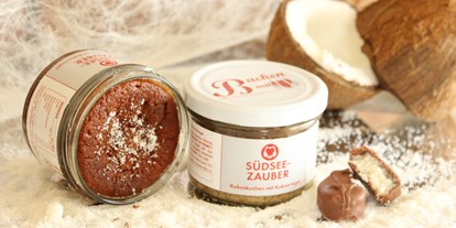 Händler - Art der erstellten Produkte: Lebensmittel - Mühlviertel - Südseezauber
Kokoskuchen mit Koskosriegel - Backen mit Herz e.U.