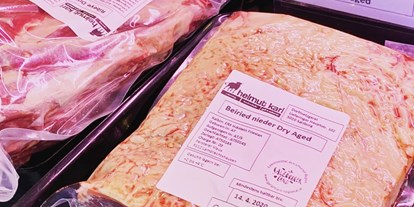 Händler - Art des Betriebes: Lebensmittelhersteller - Anger (Faistenau) - Dry Aged Steaks in der Dorfmetzgerei - Dorfmetzgerei Helmut KARL
