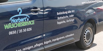Händler - Dienstleistungs-Kategorie: Reinigung - Vöcklabruck - unsere Transporter - Norbert's Wäscheservice