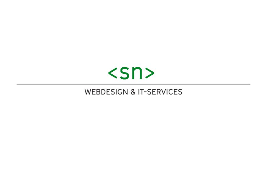 Unternehmen - Stefan Nießner – Webdesign & IT-Services