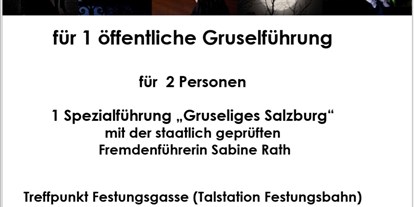 Händler - Dienstleistungs-Kategorie: Freizeitgestaltung - Wals - Salzburg Stadtführungen