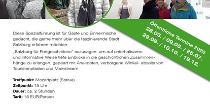 Händler - bevorzugter Kontakt: per E-Mail (Anfrage) - Neu-Anif - Salzburg Stadtführungen