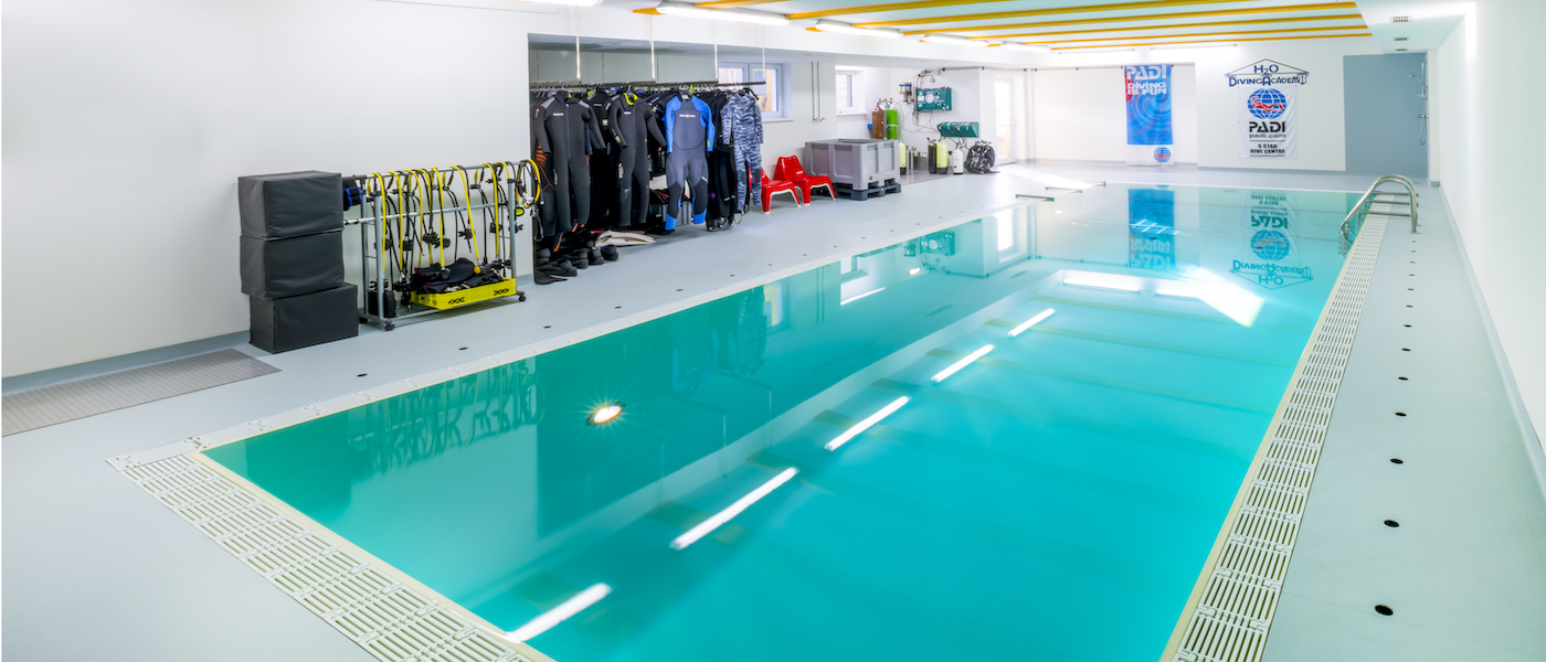 Unternehmen - Indoor Training Pool - H2O Diving Academy