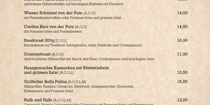 Händler - bevorzugter Kontakt: per Telefon - PLZ 5400 (Österreich) - Pizzeria Bella Palma