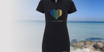 Händler - nachhaltige Verpackung - Schorn - Damen-T-Shirt im Familylook "LoveCode"
 - mr2 familylook