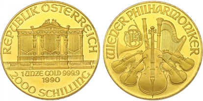 Händler - bevorzugter Kontakt: Online-Shop - Anzfelden - Österreich 2000 Schilling Philharmoniker Gold - Halbedel Münzen & Medaillen GmbH.