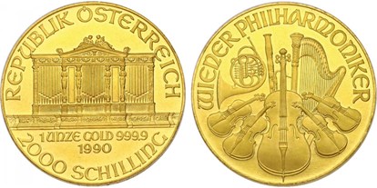 Händler - Zahlungsmöglichkeiten: auf Rechnung - Vigaun - Österreich 2000 Schilling Philharmoniker Gold - Halbedel Münzen & Medaillen GmbH.