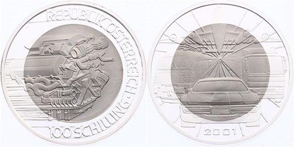 Händler - Zahlungsmöglichkeiten: auf Rechnung - Reinharting - Österreich 100 Schilling 2001 - Halbedel Münzen & Medaillen GmbH.