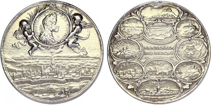 Händler - digitale Lieferung: Telefongespräch - Wimmsiedlung - Medaille Römisch Deutsches Reich Habsburg von 1668 - Halbedel Münzen & Medaillen GmbH.