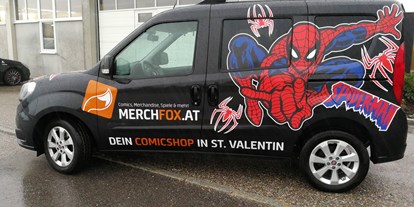 Händler - Unternehmens-Kategorie: Versandhandel - Nöbling - Unser Superheldenmobil! :D - Merchfox Comic Shop