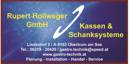 Händler - Unternehmens-Kategorie: Handwerker - Kirchberg (Sankt Pantaleon) - Kassen & Schanksysteme - Rupert Hollweger GmbH - Kassen & Schanksysteme