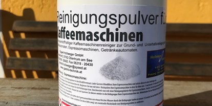Händler - Produkt-Kategorie: Elektronik und Technik - Obertrum am See kauftregional - Reinigungspulver für Kaffeemaschinen - Rupert Hollweger GmbH - Kassen & Schanksysteme
