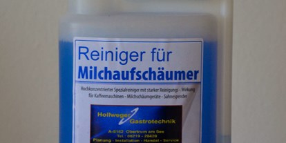 Händler - Produkt-Kategorie: Computer und Telekommunikation - Bergham (Palting) - Reiniger für Milchaufschäumer - Rupert Hollweger GmbH - Kassen & Schanksysteme