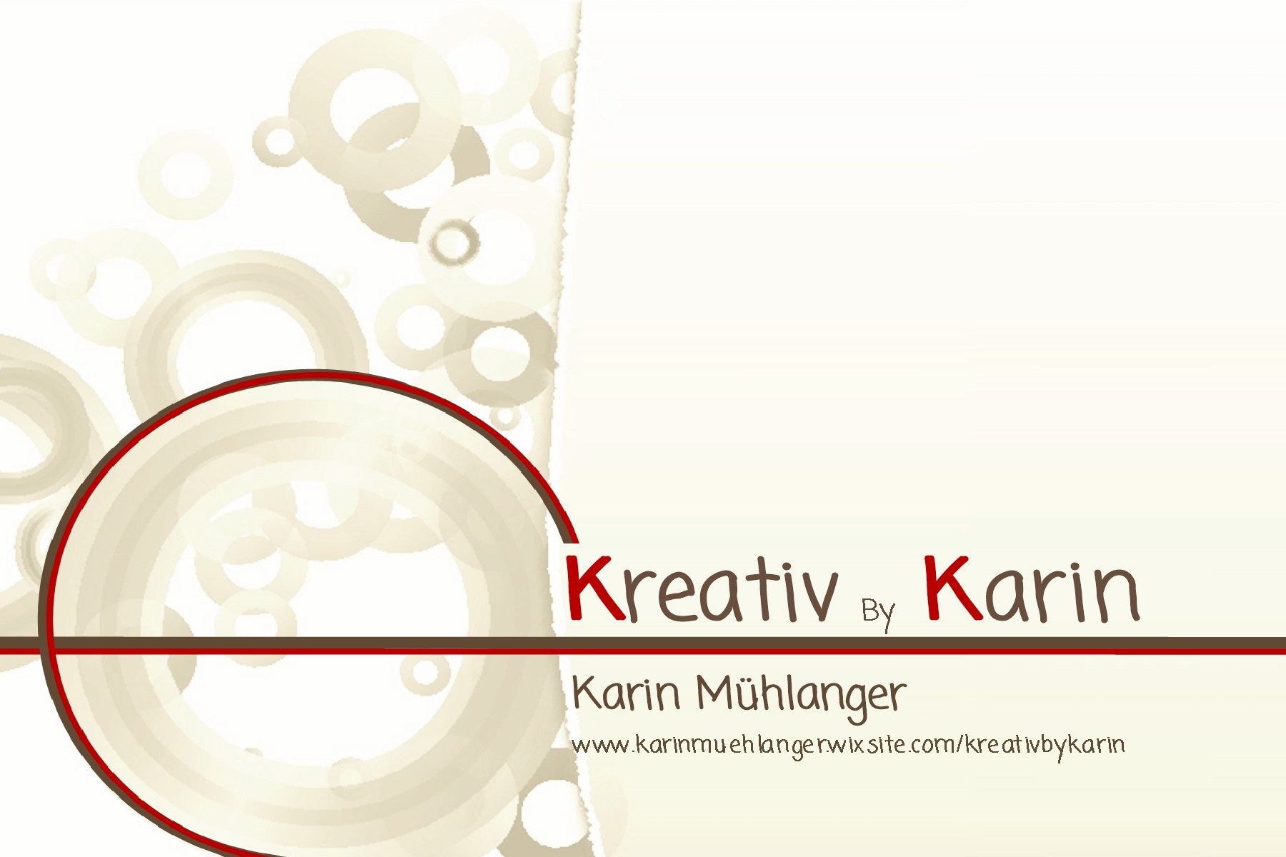 Unternehmen - KreativByKarin - Karin Mühlanger