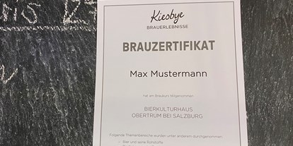 Händler - Dienstleistungs-Kategorie: Beratung - Nußdorf am Haunsberg - Bierkulturhaus 