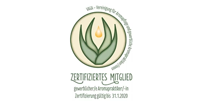 Händler - bevorzugter Kontakt: per Telefon - Klein-Wien - Zertifizierung für Aromapraktiker, die eine hochwertige Ausbildung bescheinigt - AROMASTÜBCHEN