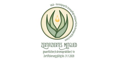 Händler - bevorzugter Kontakt: per Telefon - Mautern an der Donau - Zertifizierung für Aromapraktiker, die eine hochwertige Ausbildung bescheinigt - AROMASTÜBCHEN