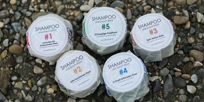 Händler - überwiegend selbstgemachte Produkte - Hallein Anif - Festes Shampoo - Seifenkontor