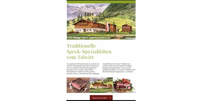 Händler - Unternehmens-Kategorie: Gastronomie - Anger (Bad Hofgastein) - Talwirt im Nationalpark