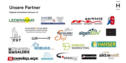 Händler - Zahlungsmöglichkeiten: Kreditkarte - PLZ 6113 (Österreich) - Unsere Partner - Hauser - externes Betriebsmanagement KG